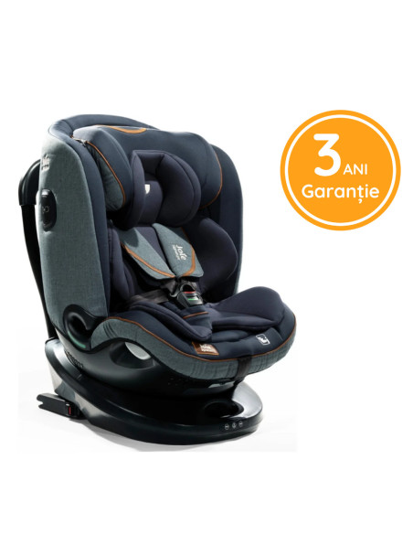 BB-C1904BAHBR000,Joie - Scaun auto i-Size i-Spin Grow 360° R Signature, nastere-125 cm, Harbour, testat ADAC