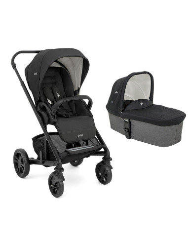 BB-S1201ICSHA000TRIO,Joie - Carucior pentru copii multifunctional 3 in 1 Chrome/ i-Gemm Shale (Carucior Chrome Shale+ Landou Sha