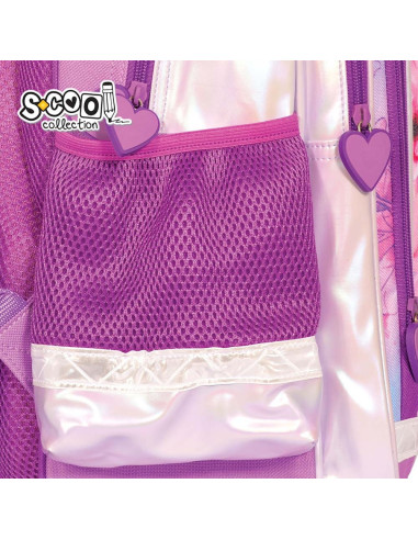 SC2119,Ghiozdan ergonomic UNICORN, 40.5x29x13.5 cm - S-COOL