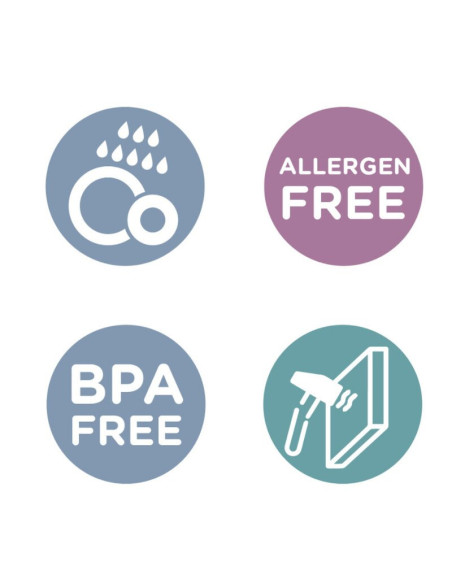 BN-770800,Petite&Mars - Aspirator nazal Happy Nose, Utilizare manuala sau racordat la aspiratorul casnic, Bpa Free, 0 luni+