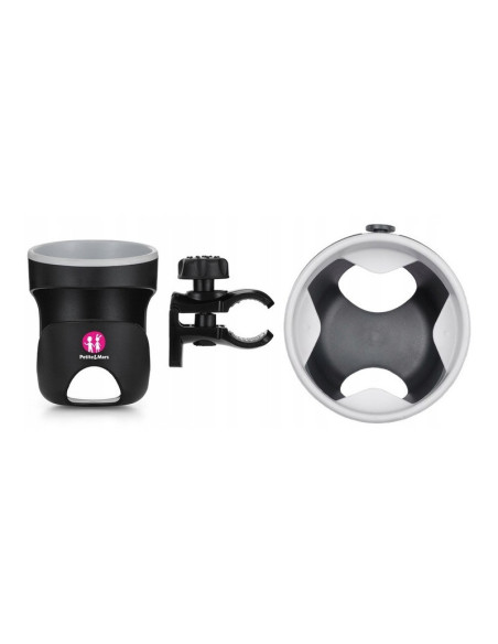 BN-901900,Petite&Mars - Suport universal pentru carucior/bicicleta Handy, Pentru biberon/pahar, Negru BN-901900,Petite&Mars - Suport universal pentru carucior/bicicleta Handy, Pentru biberon/pahar, Negru