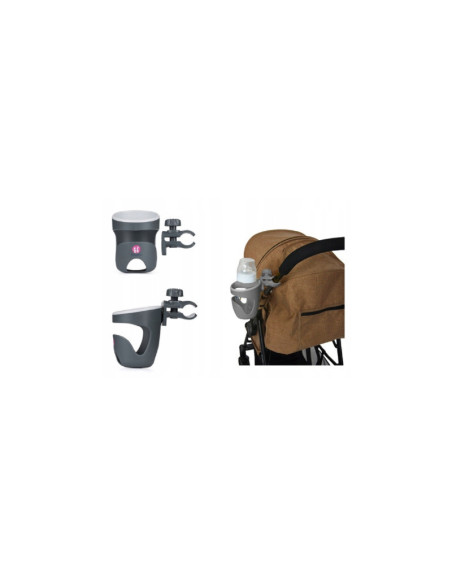 BN-901900,Petite&Mars - Suport universal pentru carucior/bicicleta Handy, Pentru biberon/pahar, Negru BN-901900,Petite&Mars - Suport universal pentru carucior/bicicleta Handy, Pentru biberon/pahar, Negru