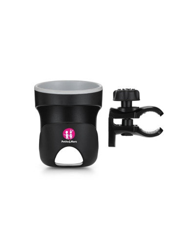 BN-901900,Petite&Mars - Suport universal pentru carucior/bicicleta Handy, Pentru biberon/pahar, Negru BN-901900,Petite&Mars - Suport universal pentru carucior/bicicleta Handy, Pentru biberon/pahar, Negru