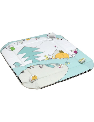 BN-492848,Petite&Mars - Salteluta educationala interactiva, 5 in 1, 110x95x50 cm, Cu jucarii, Multicolora
