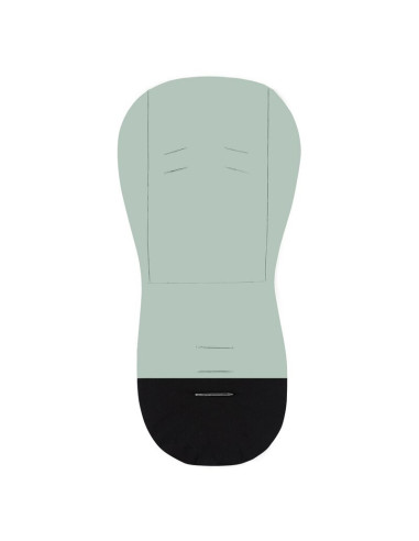 BN-502119,Petite&Mars - Salteluta pentru carucior, Reversibila, Cu doua fete, Din spuma, 86x42 cm, Verde