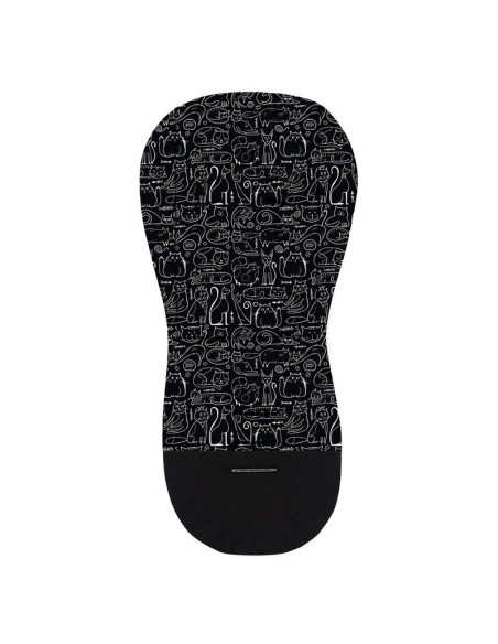 BN-502116,Petite&Mars - Salteluta pentru carucior din spuma cu memorie, 86 x 42 cm, Reversibila, Universala, Din bumbac, Design  BN-502116,Petite&Mars - Salteluta pentru carucior din spuma cu memorie, 86 x 42 cm, Reversibila, Universala, Din bumbac, Design