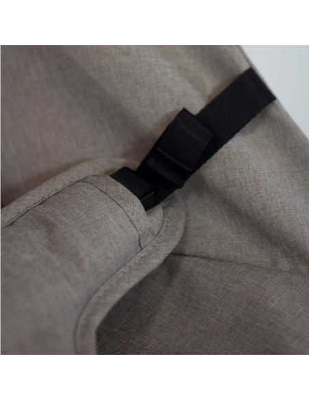 BN-915900,Petite&Mars - Sezlong balansoar, Calmy, Cu centura in 3 puncte, De la nastere pana la 9 kg, Negru
