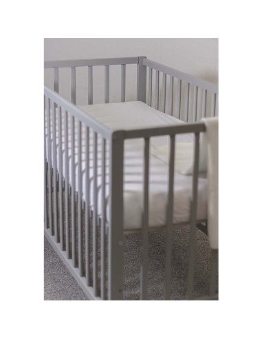 BN-312910,Petite&Mars - Cearceaf cu eleastic, Soft Dream, Din Jersey, Lavabil la masina pana la 40 de garde, 120x60 cm, Alb