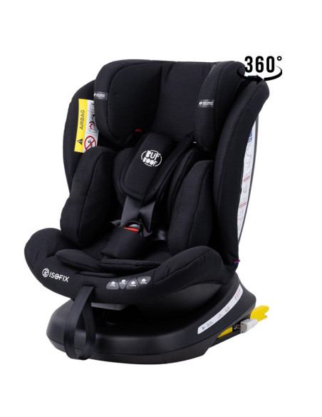 906TWT_P_BlackJeans,Scaun Auto Tweety Plus DELUXE BUF BOOF BlackJeans cu Isofix rotativ 360 grade 0 36 kg