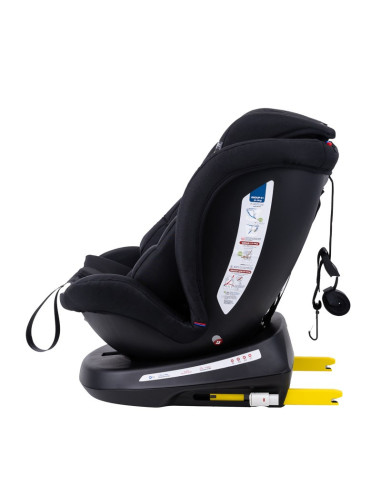 906TWT_P_BlackJeans,Scaun Auto Tweety Plus DELUXE BUF BOOF BlackJeans cu Isofix rotativ 360 grade 0 36 kg