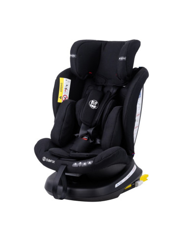 906TWT_P_BlackJeans,Scaun Auto Tweety Plus DELUXE BUF BOOF BlackJeans cu Isofix rotativ 360 grade 0 36 kg