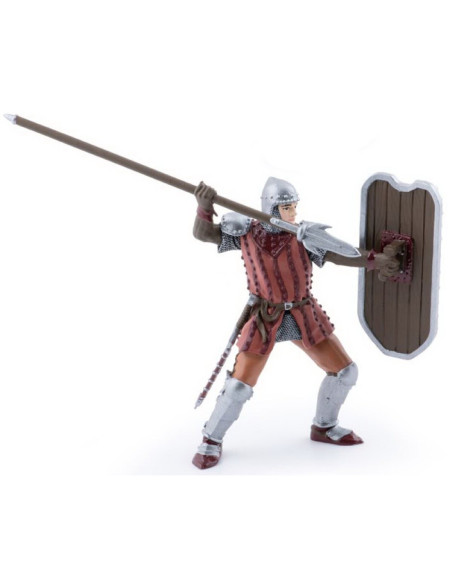 Papo39756,Papo Figurina Cavaler Cu Sulita Si Scut Rosu