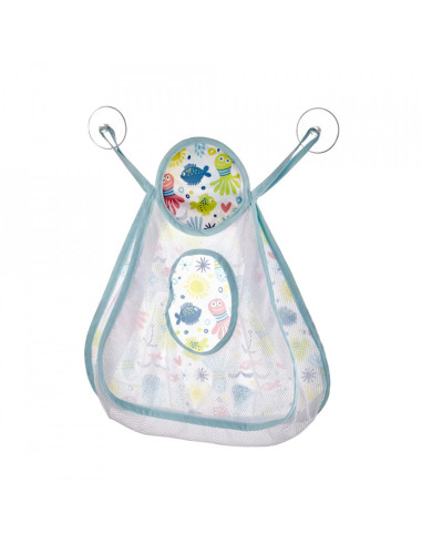 UP-bj_6421,Organizator BabyJem pentru jucariile de baie Baby Bath (Culoare: Roz)