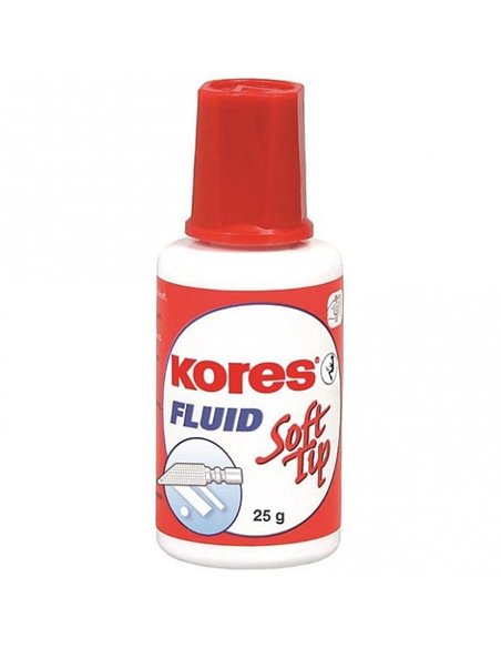 KO66461,Corector fluid cu burete KORES 25 g