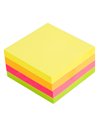 DLEA03003,Notes adeziv DELI 76X76mm 400 Buc./Set, 4 culori Neon/Set