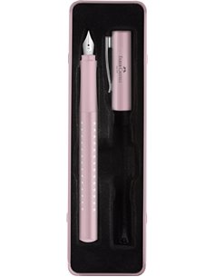FC201515,Set cadou Faber-Castell cu Stilou Sparkle Rose metalic M 2