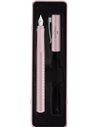 FC201515,Set cadou Faber-Castell cu Stilou Sparkle Rose metalic M