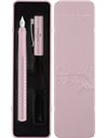 FC201515,Set cadou Faber-Castell cu Stilou Sparkle Rose metalic M