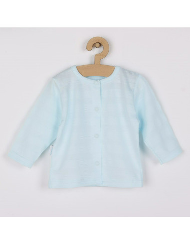 BN-41169,Set 4 piese: bluza, body cu maneca lunga, salopeta fara maneci, caciulita, Marime 56, Din bumbac 100%, New Baby, Sweet 