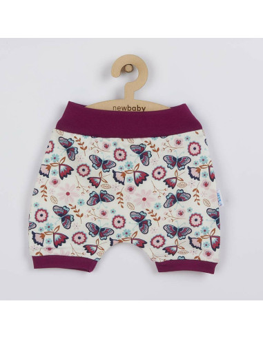 BN-42807,Set 2 piese pentru vara: pantaloni scurti, body cu volanas, Marime 68, Din bumbac 100%, New Baby, Little Girl