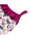 BN-42807,Set 2 piese pentru vara: pantaloni scurti, body cu volanas, Marime 68, Din bumbac 100%, New Baby, Little Girl