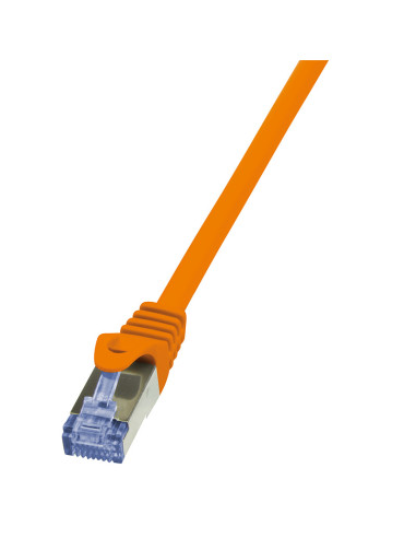 RY-CQ3028S,PATCH CORD S/FTP LOGILINK Cat6a, LSZH, cupru, 0.5 m, portocaliu, AWG26, dublu ecranat "CQ3028S"