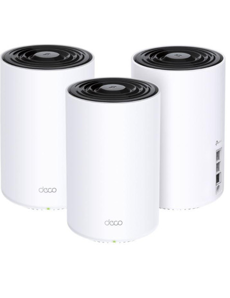 Deco X80(3-pack),MESH TP-LINK, wireless, router AX6000, pt interior, 6000 Mbps, port 1 x 2.5 Gbps LAN/ WAN, 2 x Gigabit LAN/WAN,