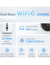 Deco X80(3-pack),MESH TP-LINK, wireless, router AX6000, pt interior, 6000 Mbps, port 1 x 2.5 Gbps LAN/ WAN, 2 x Gigabit LAN/WAN,
