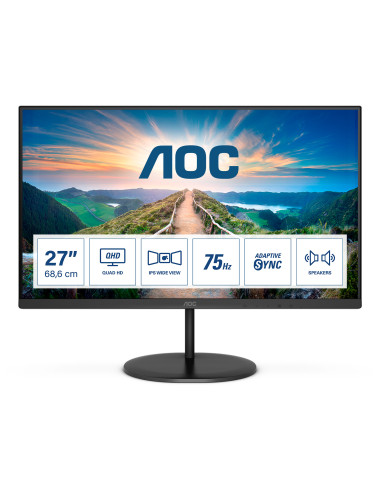 Q27V4EA,Monitor AOC 27" Q27V4EA, Negru