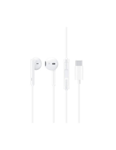 55030088,CASTI Huawei CM 33, pt. smartphone, cu fir, intraauriculare - butoni, microfon pe fir, conectare prin USB Type-C sunet,