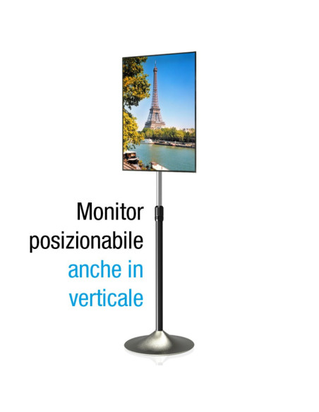 ICA-TR10,Stand pentru TV/LCD/LED, 13- 27, reglabil, Argintiu ICA-TR10 "ICA-TR10"