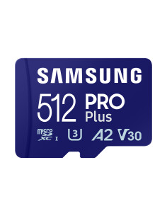 MB-MD512SB/WW,Samsung PRO Plus microSD 512GB Up to 180MB/s Read and 130MB/s Write speed with Class 10 4K UHD incl. Card reader 2