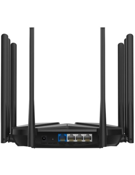 MR90X,Router MERCUSYS wireless 6000Mbps, 3 porturi LAN Gigabit, 1 port WAN 2.5 Gigabit, Dual Band AX6000 8 x antene externa, Wi-