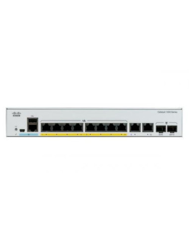 C1000-8FP-2G-L,Catalyst 1000 8port GE, Full POE, 2x1G SFP "C1000-8FP-2G-L"