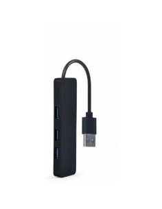 RY-UHB-U3P4-04,HUB extern GEMBIRD, porturi USB: USB 3.1 x 4, conectare prin USB, cablu 0,15 m, negru, "UHB-U3P4-04" - 8716309124