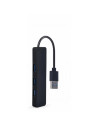 RY-UHB-U3P4-04,HUB extern GEMBIRD, porturi USB: USB 3.1 x 4, conectare prin USB, cablu 0,15 m, negru, "UHB-U3P4-04" - 8716309124