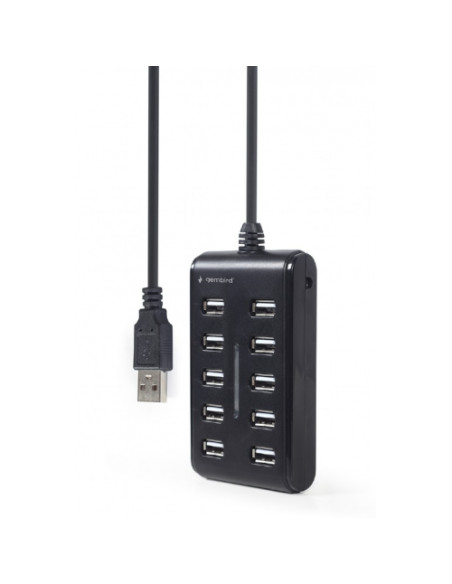 RY-UHB-U2P10P-01,HUB extern GEMBIRD, porturi USB: USB 2.0 x 10, conectare prin USB, cablu 0.8 m, negru, "UHB-U2P10P-01" - 871630 RY-UHB-U2P10P-01,HUB extern GEMBIRD, porturi USB: USB 2.0 x 10, conectare prin USB, cablu 0.8 m, negru, "UHB-U2P10P-01" - 871630