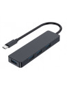 RY-UHB-CM-U3P4-01,HUB extern GEMBIRD, porturi USB: USB 3.1 x 4, conectare prin USB Type-C, cablu 0.15 m, negru, "UHB-CM-U3P4-01"