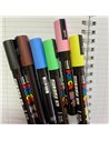 POS47-PC5M,Set 6 Markere UNI POSCA PC-5M, 1.8-2.5 mm, POS47