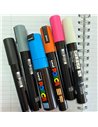 POS50-PC5M,Set 6 Markere UNI POSCA PC-5M, 1.8-2.5 mm, POS50