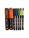 POS52-PC1MR,Set 7 Markere UNI POSCA PC-1MR, 0.7 mm, POS52