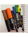 POS52-PC1MR,Set 7 Markere UNI POSCA PC-1MR, 0.7 mm, POS52