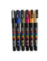 POS57-PC3M,Set 6 Markere UNI POSCA PC-3M, 0.9-1.3 mm, POS57