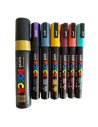 POS61,Set 7 Markere UNI POSCA PC-3M, PC-5M, PC-17K, POS61