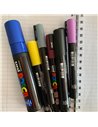 POS62,Set 7 Markere UNI POSCA PC-3M, PC-5M, PC-17K, POS62