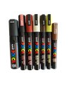 POS63,Set 7 Markere UNI POSCA PC-1M, PC-3M, PC-5M, PC-8K, POS63