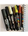 POS63,Set 7 Markere UNI POSCA PC-1M, PC-3M, PC-5M, PC-8K, POS63