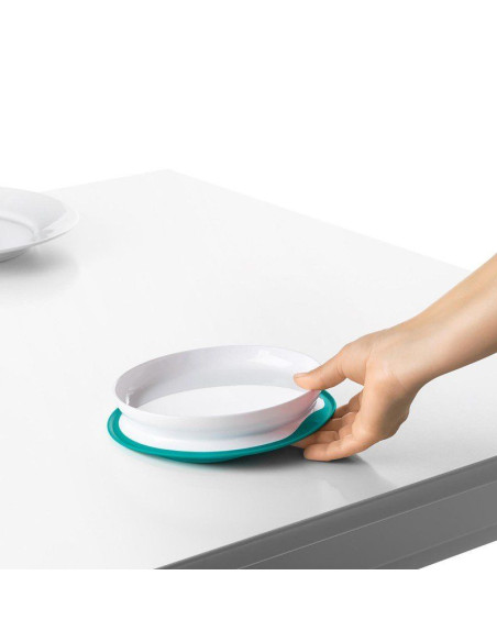 TN-61120900,Farfurie cu Fixare prin Suctiune Teal