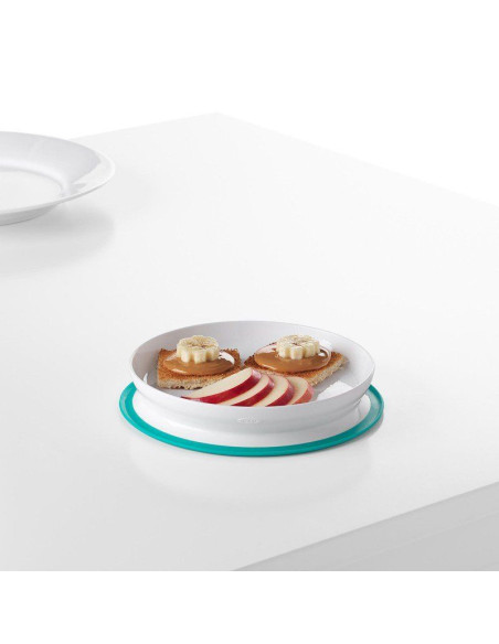 TN-61120900,Farfurie cu Fixare prin Suctiune Teal