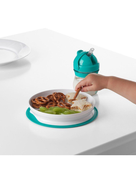 TN-61120900,Farfurie cu Fixare prin Suctiune Teal